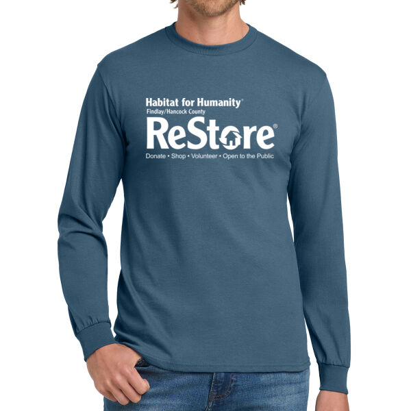 Gildan Heavy Cotton 100% Cotton Long Sleeve T-Shirt - Printed Logo Thumbnail