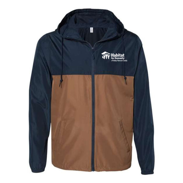 Independent Trading Co Men's Lightweight Windbreaker Full-Zip Jacket - Embroidered Logo Thumbnail