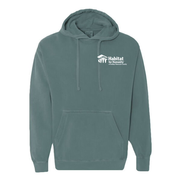 Comfort Colors Unisex Garment-Dyed Hooded Sweatshirt - Printed Logo Thumbnail
