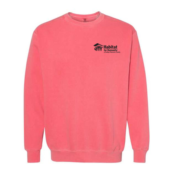 Comfort Colors Unisex Garment-Dyed Crewneck Sweatshirt - Printed Logo Thumbnail