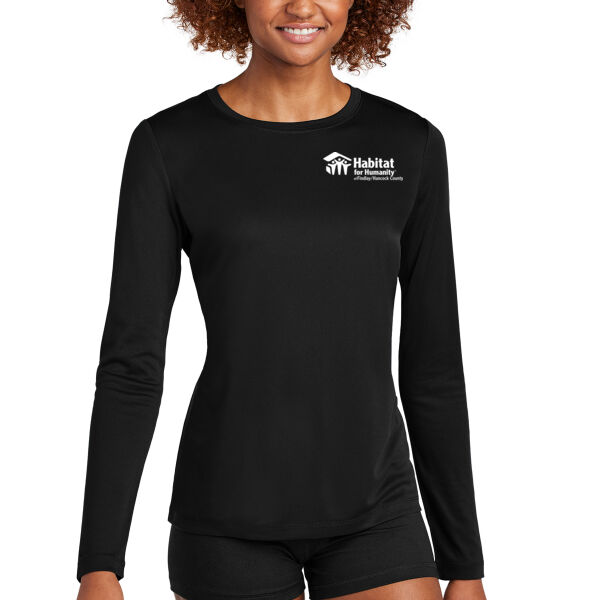 Sport-Tek Women's Posi-UV Pro Long Sleeve - Printed Logo Thumbnail