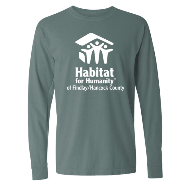 VOLUNTEER TEE - Comfort Colors Unisex Garment-Dyed Heavyweight Long Sleeve T-Shirt - Printed Logo Thumbnail