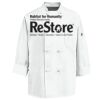 Eight Knot Button Chef Coat with Thermometer Pocket Thumbnail