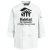 Eight Knot Button Chef Coat with Thermometer Pocket Thumbnail