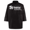 Black Knot Button Chef Coat Thumbnail
